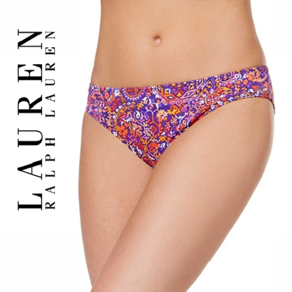 Ralph Lauren Tile Print Hipster Bikini Bottom
